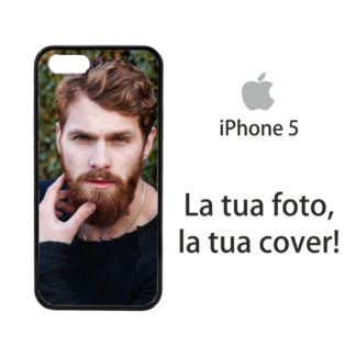 Cover personalizzata per iPhone 5 in gomma