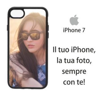 Cover personalizzata per iPhone 7 in gomma