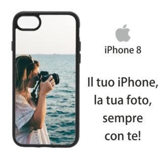 Cover personalizzata per iPhone 8 in gomma