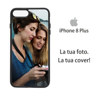 Cover personalizzata per iPhone 8 Plus in gomma