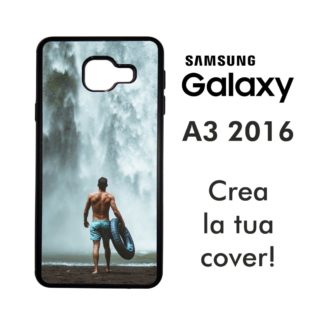 Cover personalizzata per Samsung Galaxy A3 2016 in gomma